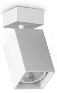 IDEAL LUX Spot de tavan Dynamite Square, alb, lungime 5,7 cm, Alb, Camera de zi / sufragerie, Metal, Modern