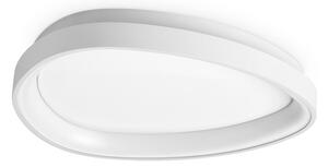 IDEAL LUX Plafonieră LED Gemini, albă, 42 cm, 2700 K, cu comutator pornit/oprit, Alb, Camera de zi / sufragerie, Metal, Modern