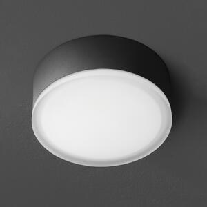 LCD Plafonieră cu LED 1421 pentru exterior, grafit Ø 20,5 cm, Negru, Metal