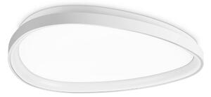 IDEAL LUX Plafonieră LED Gemini, albă, 61 cm, 3000 K, DALI/PUSH, reglabil, Alb, Camera de zi / sufragerie, Metal, Modern