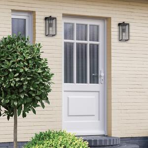 LCD Aplică exterior 5072 felinar grafit, reglabil, Negru, Metal, Felinar