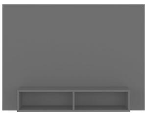 Comodă TV de perete, gri, 120x23,5x90 cm, PAL