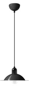 Stilnovo Lampă suspendată Lampiatta LED, Ø 28 cm, negru, Negru, Camera de zi / sufragerie, Metal, Design