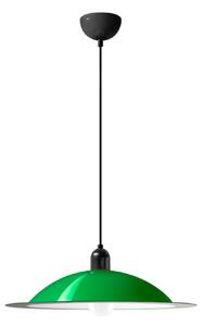 Stilnovo Lampă suspendată Lampiatta LED, Ø 50 cm, verde, Verde, Camera de zi / sufragerie, Metal, Design