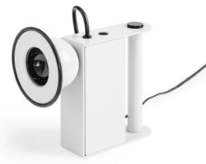 Stilnovo Lampa de masă LED Minibox, albă, reglabil, Alb, Camera de zi / sufragerie, Metal, Design