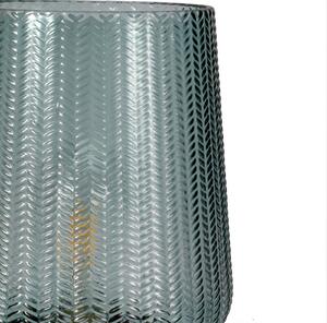 Pauleen Pretty Glamour E27 LED turcoaz picior met, Albastru, Camera de zi / sufragerie, Sticlă
