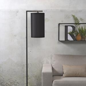 IT´S ABOUT ROMI IT'S lampadar Boston, Ø 25 cm, negru, Negru, Camera de zi / sufragerie, Țesătură / Textil, Modern