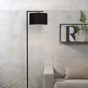 IT´S ABOUT ROMI IT'S lampadar Boston, Ø 32 cm, negru, Negru, Camera de zi / sufragerie, Țesătură / Textil, Modern