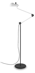 Stilnovo Lampadar Topo LED, alb, Negru, Camera de zi / sufragerie, Metal, Design