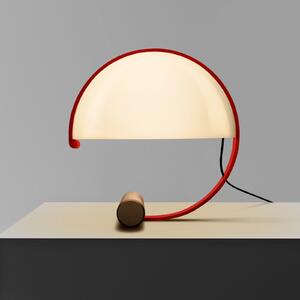 Stilnovo Lampa de masă Meta LED incl. E27-LED roșu, reglabil, Roșu, Camera de zi / sufragerie, Metal, Design