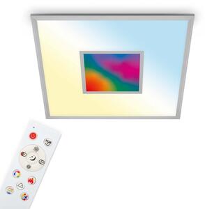 Telefunken Panou LED Magic Cento argint CCT RGB 60x60cm, reglabil, Gri, Camera de zi / sufragerie, Plastic, Modern