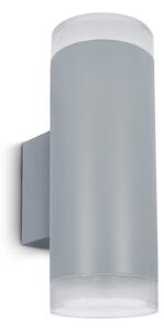 BRILAGI - Aplica de perete LED RGBW pentru exterior MATERA 2xGU10/4,8W/230V gri IP54