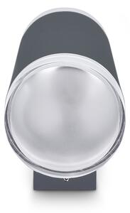 Brilagi - Aplica de perete LED RGBW pentru exterior MATERA, 2x GU10, 4,8W, 230V, antracit, IP54