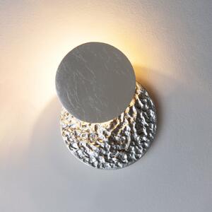Holländer Coronare Piccolo aplică LED, argintiu, reglabil, Metalic, Camera de zi / sufragerie, Metal, Design