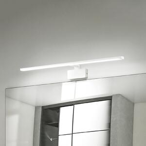 IDEAL LUX Aplică LED Alma, alb metalic, lățime 51 cm, Alb, Camera de zi / sufragerie, Metal, Modern, Soclu de perete jos