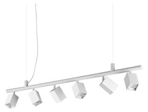 Ideal Lux - Pendul LED DYNAMITE 6 x GU10 / 7W / 230V CRI 90, alb