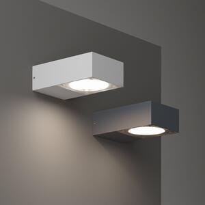 IDEAL LUX Lampa de exterior Sirio, antracit, lățime 10 cm, metal, Negru, Aluminiu, Modern
