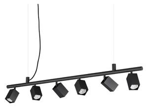 Ideal Lux - Lustră LED DYNAMITE suspendată pe cablu 6xGU10/7W/230V CRI 90, neagră