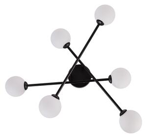 Lustră aplicată DORADO, 6 x G9, 28 W, 230 V, negru