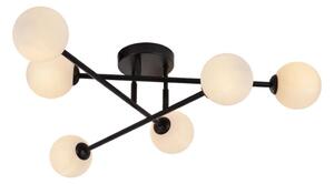 Lustră aplicată DORADO, 6 x G9, 28 W, 230 V, negru