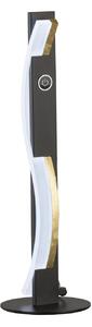 FISCHER & HONSEL Lampa de masă LED Bridge cu senzor mișcare dimabil CCT negru, reglabil, Negru, Camera de zi / sufragerie, Metal, Modern