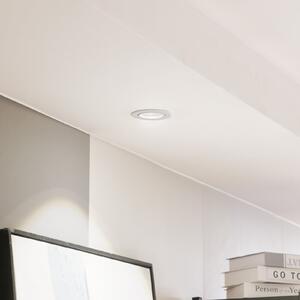 Arcchio LED downlight Zarik, alb, 4.000K, reglabil, Alb, Camera de zi / sufragerie, Aluminiu, Modern