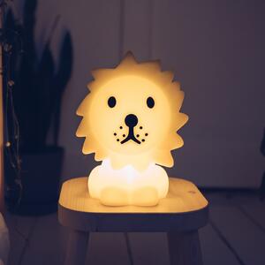 Mr Maria Lion lampă reîncărcabilă First Light, 25 cm, reglabil, Galben, Camera copiilor, Plastic