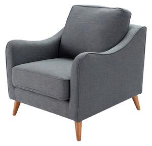 Fotoliu Venuste denim blue/brown