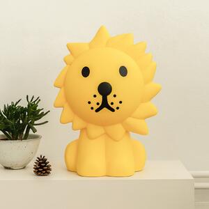 Mr Maria Lampa pentru copii Lion Star Light, 41 cm, reglabil, Galben, Camera copiilor, Plastic