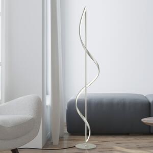 Q-Smart-Home Paul Neuhaus Q-Swing lampadar LED, oțel, reglabil, Metalic, Camera de zi / sufragerie, Metal, Modern