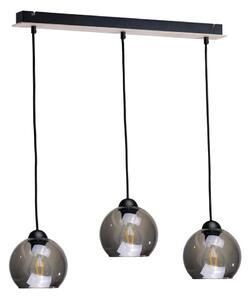 Lustră pe cablu UNO WOOD 3xE27/60W/230V neagră/maro