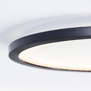Brilliant Mosako plafonieră LED Ø 25 cm 3.000 K, Negru, Camera de zi / sufragerie, Plastic, Modern
