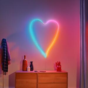WiZ Neon Flex bandă LED IP20 RGB 3m, reglabil, Alb, Camera de zi / sufragerie, Plastic, Modern
