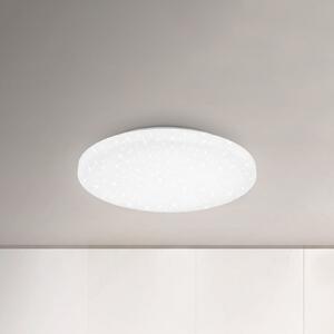 Briloner Plafonieră cu LED-uri Case IP44 starry sky 840 Ø 40cm, Alb, Baie, Plastic, Modern