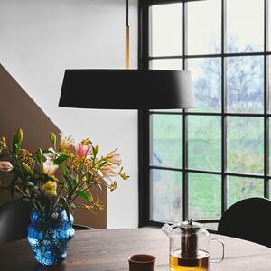 Nordlux Clasi 45 lampă suspendată pe negru cu difuzoare, reglabil, Negru, Camera de zi / sufragerie, Metal