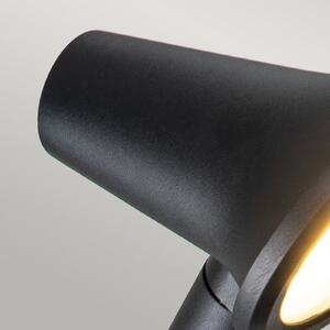 Elstead Selma aplică exterior LED, IP66, negru, Negru, Metal, Modern