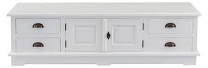 Dulap TV Brighton 160x40x50 cm alb