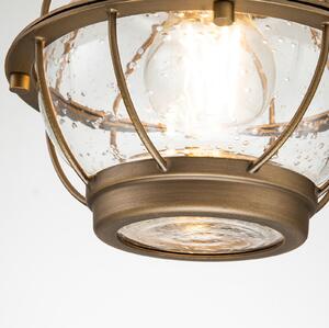 KICHLER Bridgepoint lampă suspendată look nautic alamă, reglabil, Bronz / Alamă Veche, Metal, Maritimă