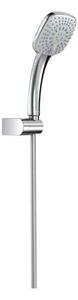 Set de duș Ideal Standard, Idealrain Cube cu pară, suport și furtun de duș, crom