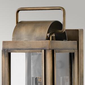 Elstead Sag Harbour aplică de exterior, 1 bec bronz, reglabil, Bronz / Alamă Veche, Metal, Soclu de perete jos