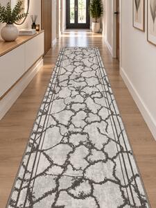Traversă FRIDA 10457, Model Modern Abstract, pentru Hol și Coridor, Festonata la capete 0.6 metri, 2 metri