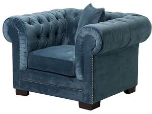 Fotoliu Chesterfield Classic Velvet Midnight 118x96x77cm