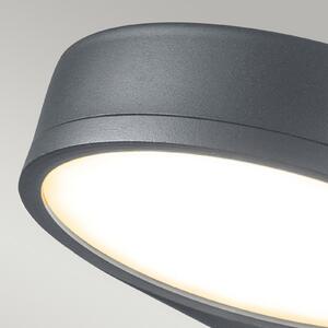 Elstead Zola aplică LED de exterior, oțel inoxidabil gri, Gri, Metal, Modern