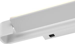 HELL Box aplică LED, rotativă, alb, Alb, Camera de zi / sufragerie, Metal, Modern