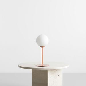 ALDEX Lampa de masă Joel, înălțime 35 cm, coral/alb, Portocaliu, Camera de zi / sufragerie, Metal, Scandinavă