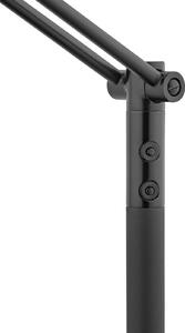 HELL Evolo lampă arc LED, CCT, negru, reglabil, Negru, Camera de zi / sufragerie, Metal, Modern