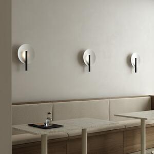 DFTP by Nordlux Aplică de perete Furiko cu întrerupător, negru/alb, Alb, dormitor, Metal, Design
