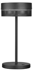 HELL Lampă de masă cu LED Baterie reîncărcabilă Mesh, înălțime 30 cm, negru, reglabil, Negru, Camera de zi / sufragerie, Aluminiu, Modern