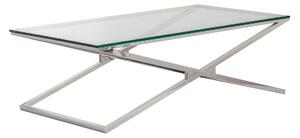 Măsuță de cafea Flavio silver 130x70x41 cm