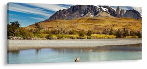 Tablou - Parcul Național Torres del Paine (120x50 cm)